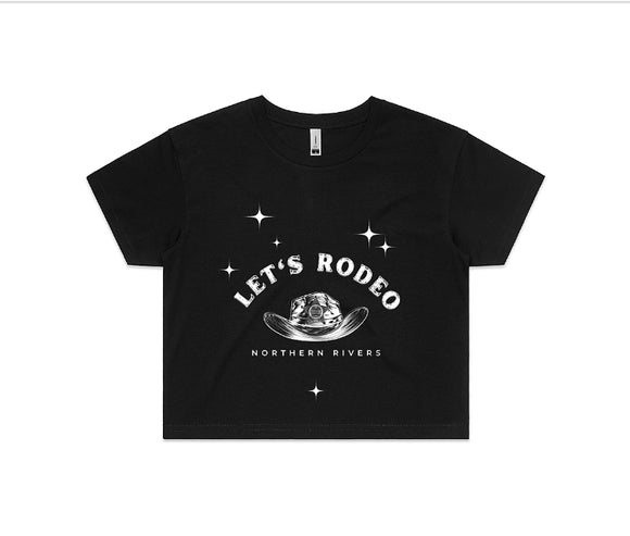 Lets Rodeo crop Black